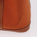 HERMES Garden Party MM Tote Bag Canvas Orange Silver Auth ep14731SAV-6