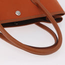 HERMES Garden Party MM Tote Bag Canvas Orange Silver Auth ep14731SAV-8
