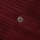 CELINE Shoulder Bag Leather Bordeaux Gold Auth ep14734-26