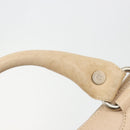 CELINE Boogie bag Hand Bag Leather Ivory Silver Auth ep14737-15