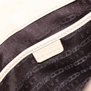 CELINE Boogie bag Hand Bag Leather Ivory Silver Auth ep14737-16