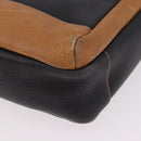 GUCCI Shoulder Bag Leather Black Gold Auth ep14739-14