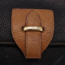 GUCCI Shoulder Bag Leather Black Gold Auth ep14739-17