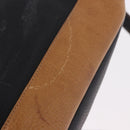 GUCCI Shoulder Bag Leather Black Gold Auth ep14739-16