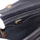 GUCCI Shoulder Bag Leather Black Gold Auth ep14739-19