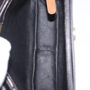 GUCCI Shoulder Bag Leather Black Gold Auth ep14739-11