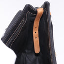 GUCCI Shoulder Bag Leather Black Gold Auth ep14739-20