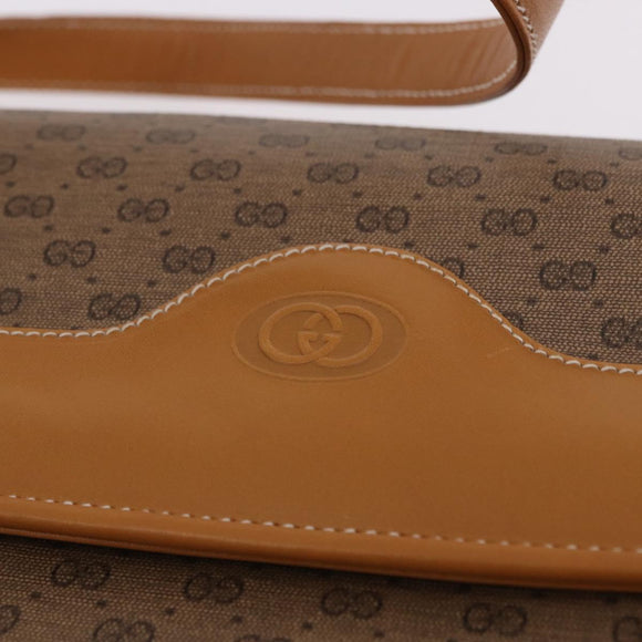 GUCCI Micro GG Supreme Umhängetasche PVC Beige Gold 004 256 0024 Auth ep14744