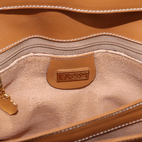 GUCCI Micro GG Supreme Umhängetasche PVC Beige Gold 004 256 0024 Auth ep14744