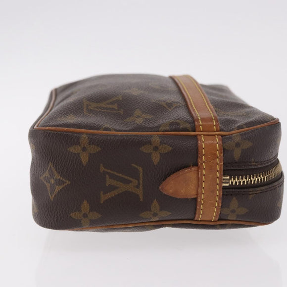 LOUIS VUITTON Monogram Compiegne 23 Clutch Bag M51847 LV Auth ep14747
