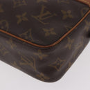 LOUIS VUITTON Monogram Compiegne 23 Clutch Bag M51847 LV Auth ep14747-9
