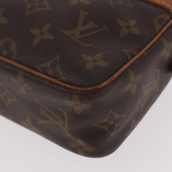 LOUIS VUITTON Monogram Compiegne 23 Clutch Bag M51847 LV Auth ep14747