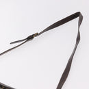 FENDI Zucca Canvas Shoulder Bag Black Brown Auth ep14748-14