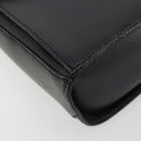 Christian Dior Shoulder Bag Leather Black Gold Auth ep14752-14
