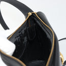 Christian Dior Shoulder Bag Leather Black Gold Auth ep14752-19