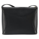Christian Dior Shoulder Bag Leather Black Gold Auth ep14752-2