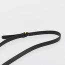 Christian Dior Shoulder Bag Leather Black Gold Auth ep14752-8