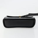 Christian Dior Shoulder Bag Leather Black Gold Auth ep14752-5