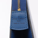 LOUIS VUITTON Epi Trousse Crete Pouch Blue M48405 LV Auth ep14754-12