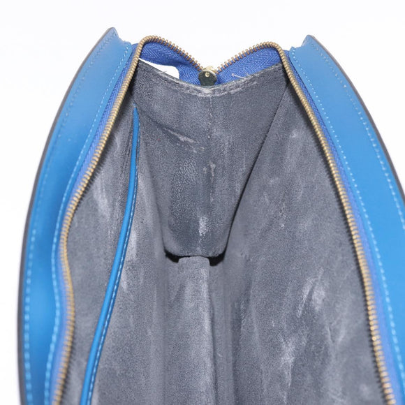 LOUIS VUITTON Epi Trousse Crete Pouch Blue M48405 LV Auth ep14754
