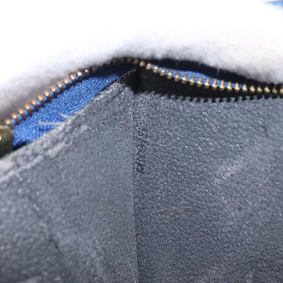 LOUIS VUITTON Epi Trousse Crete Pouch Blue M48405 LV Auth ep14754