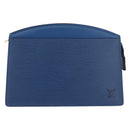 LOUIS VUITTON Epi Trousse Crete Pouch Blue M48405 LV Auth ep14754-2