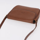 Burberrys Shoulder Bag Leather Brown Gold Auth ep14756-6