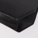 Christian Dior Chain Shoulder Bag Leather Black Gold Auth ep14757A-16
