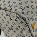 LOUIS VUITTON Monogram Mini Josephine GM Hand Bag Blue M92211 LV Auth ep14758-15