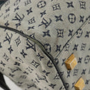 LOUIS VUITTON Monogram Mini Josephine GM Hand Bag Blue M92211 LV Auth ep14758-17