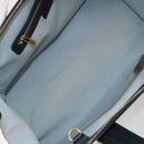 LOUIS VUITTON Monogram Mini Josephine GM Hand Bag Blue M92211 LV Auth ep14758-10