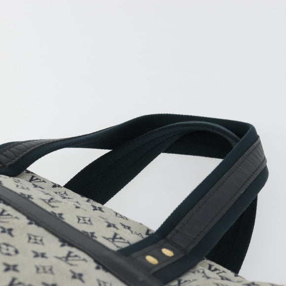 LOUIS VUITTON Monogram Mini Josephine GM Hand Bag Blue M92211 LV Auth ep14758