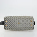 LOUIS VUITTON Monogram Mini Josephine GM Hand Bag Blue M92211 LV Auth ep14758-5
