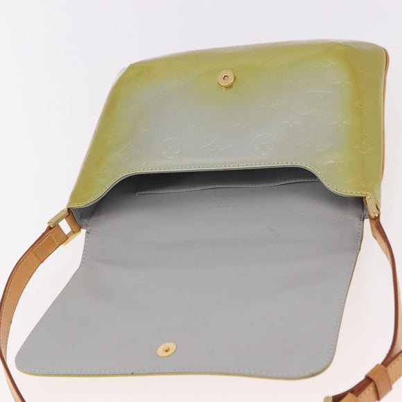 LOUIS VUITTON Monogram Vernis Thompson Street Bag Gris M91008 LV Auth ep14761