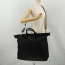 GUCCI Hand Bag Canvas 2way Black Silver 019 2020 0282 08 Auth ep14763-27