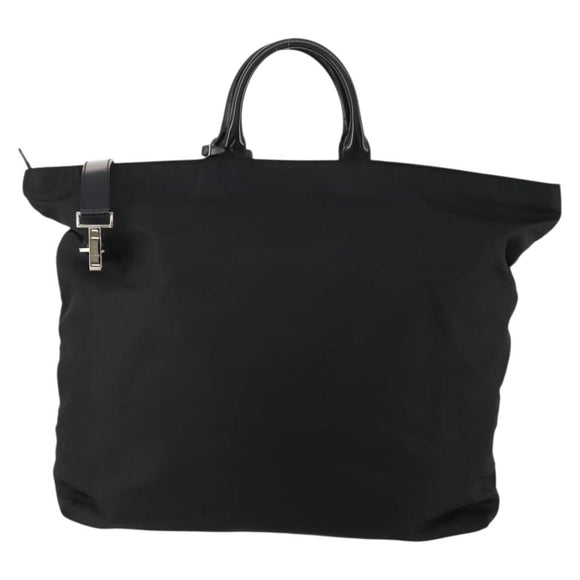 GUCCI Hand Bag Canvas 2way Black Silver 019 2020 0282 08 Auth ep14763