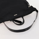 GUCCI Hand Bag Canvas 2way Black Silver 019 2020 0282 08 Auth ep14763-7