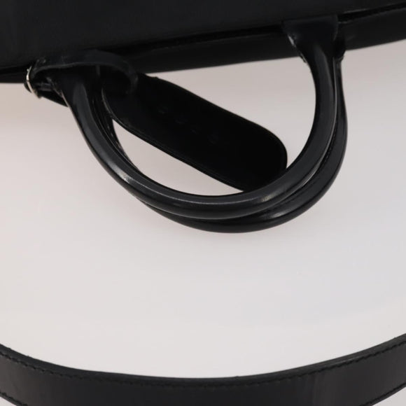GUCCI Hand Bag Canvas 2way Black Silver 019 2020 0282 08 Auth ep14763