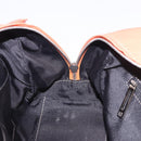 LOEWE Anagram Americana 28 Hand Bag Leather Orange Silver Auth ep14765-22