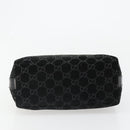 GUCCI GG Canvas Shoulder Bag Black Silver 000 0602 Auth ep14767-5
