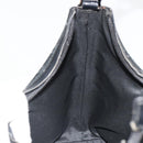 GUCCI GG Canvas Shoulder Bag Black Silver 000 0602 Auth ep14767-21
