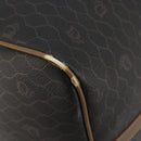 Christian Dior Honeycomb Canvas Boston Bag PVC Black Gold Auth ep14768-15