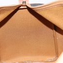 Christian Dior Honeycomb Canvas Boston Bag PVC Black Gold Auth ep14768-20