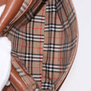 Burberrys Shoulder Bag Leather Brown Gold Auth ep14772-10