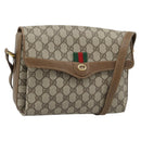 GUCCI GG Supreme Web Sherry Line Tasche PVC Beige Gold 904 02 084 Auth ep14773-1