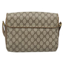 GUCCI GG Supreme Web Sherry Line Tasche PVC Beige Gold 904 02 084 Auth ep14773-2