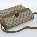 GUCCI GG Supreme Web Sherry Line Tasche PVC Beige Gold 904 02 084 Auth ep14773-6