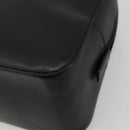 BURBERRY Hand Bag Leather Black Silver Auth ep14775A-12