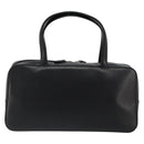 BURBERRY Hand Bag Leather Black Silver Auth ep14775A-3