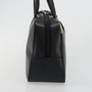 BURBERRY Hand Bag Leather Black Silver Auth ep14775A-5